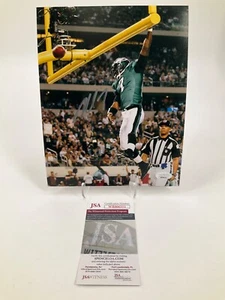 MICHAEL VICK PHILADELPHIA EAGLES SIGNED 8X10 PHOTO JSA WITNESS COA RUN ! - Picture 1 of 2