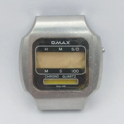 Omax quartz 6612804 digital vintage men's watch for parts - Image 1 of 4