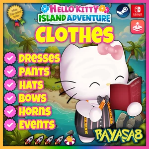 Hello Kitty Island Adventure Clothes 👗Any Item Nintendo | Apple Arcade | Steam - Picture 1 of 24
