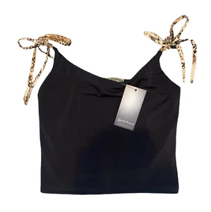 Les Tout Petits girls reptile print tie strap crop tank top 16 NWT - Picture 1 of 2