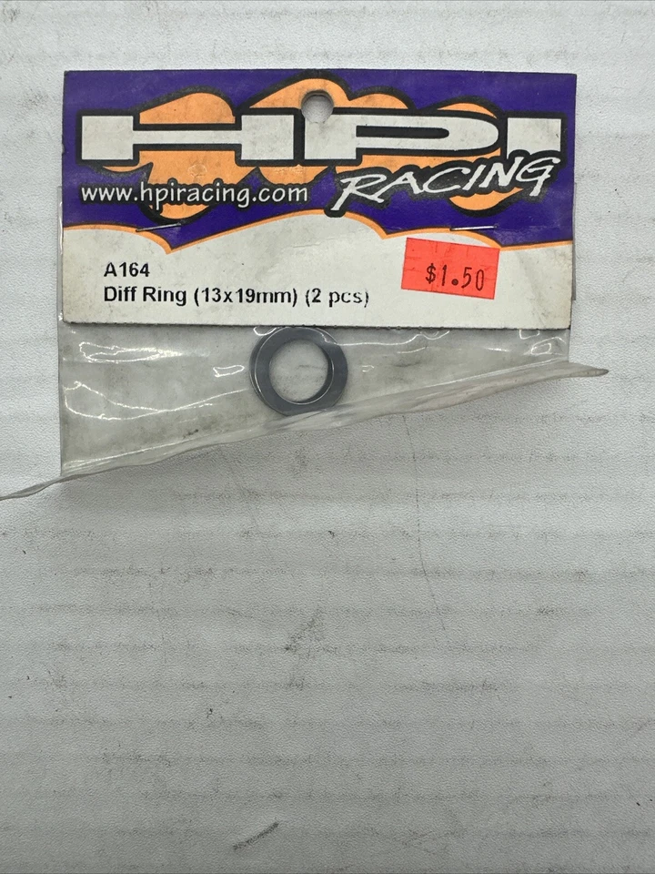 #A164 HPI DIFF RING 13x19mm (2PCS) FOR HPI NITRO RS4 BALL DIFF'S SUPER NITRO B12 - Image 1 of 1