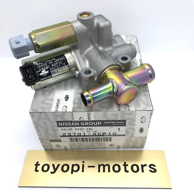 NISSAN 300ZX Z32 Genuino Válvula Aac Iacv Conjunto 23781-40P10 NUEVO Foto 1 de 4