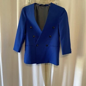 Boys Blue Suit Jacket Blazer - Picture 1 of 4