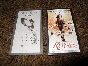 Tarjeta coleccionable Mortal Instruments City of Bones Rune velocidad aumentada - Imagen 1 de 1