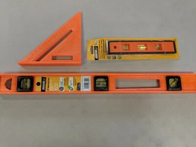 Johnson 24" nivel, 9" nivel y 7" cuadrado Foto 1 de 4