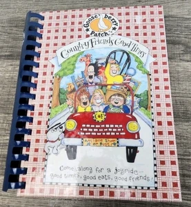 Vtg Gooseberry Patch Cookbook Country Friends Good Times - Foto 1 di 3