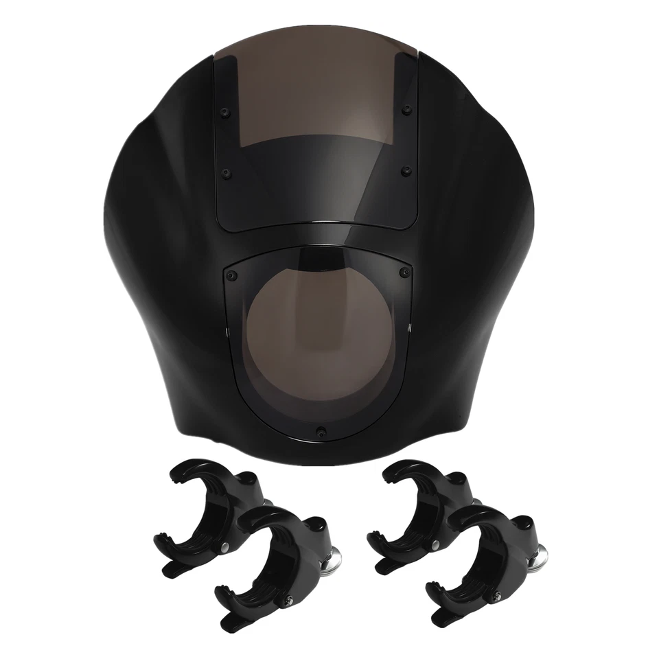 Quarter Fairing Windshield 49mm Fork Clamps For Harley Sportster Dyna Street Bob - Изображение 1 из 4