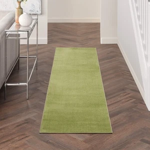 Nourison Essentials Soft Green Outdoor Kitchen Runner Rug Easy Clean Durable ... - Picture 1 of 9