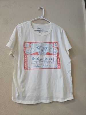 Camiseta Hybrid X Budweiser 2023 para mujer talla 2 XL  Foto 1 de 3