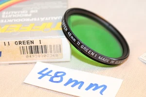 NEW Vtg TIFFEN 48mm 1 GREEN #11 FILTER USA, 48mm LIGHT Green 11 Filter - Mint - Picture 1 of 9