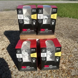 3M LED 35W L Equivalent GU10 Base Floodlight Light Bulbs 4-PACK - Picture 1 of 3