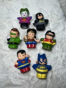 Little People DC Super Hero Figures Superman Batman Joker Wonder Woman Lantern 7 - Picture 1 of 13