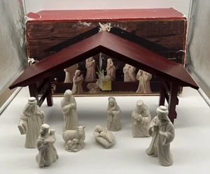 Lenox 10 Piece Nativity Set Commemorate 2000 Figurines Christmas - Picture 1 of 14