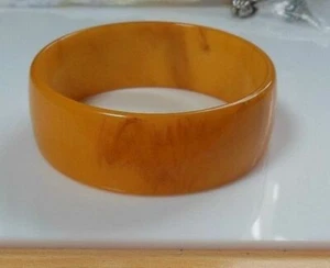 Marmor Butterscotch Bakelit Armreif Armband - Bild 1 von 6