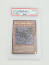 2005 Yugioh SD1-EN001 Red Eyes Darkness Dragon Ultra Rare Holo 1st Edition PSA 5