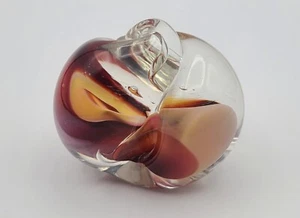 Signed Jim Karg Swirled Art Glass Paperweight - Picture 1 of 3