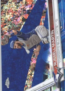 RUSSELL MARTIN 2017 TOPPS CHROME SAPPHIRE EDITION #576 ONLY 250 MADE - Picture 1 of 2