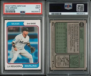 2023 Topps Heritage High Number Nickname Variation #615 Luis Arraez La Regadera - Picture 1 of 1