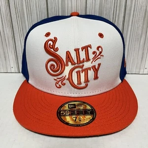 Syracuse Mets Salt City Hat Cap New Era 7 3/8 Fitted 59Fifty New York MiLB - Picture 1 of 6