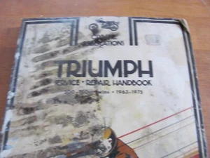 Manual de servicio y reparación Clymer 1963-1975 Triumph 500-750cc gemelos - Imagen 1 de 12