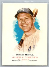 2007 Allen & Ginter  Mickey Mantle 7 /250