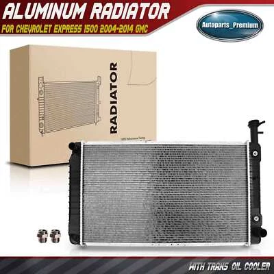 自动变频散热器带反式油冷却器适用于雪佛兰 Express 1500 2004-2014 GMC — 第 1/4 张图片