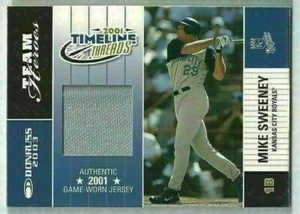 2003 Donruss Mike Sweeney Team Heroes Royals Jersey Timeline Threads #83/101 - Picture 1 of 1