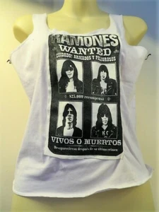 Nos Retorcida Camiseta sin mangas Muestra Ramones Buscado Póster Punk Bebé Muñeca Verano - Imagen 1 de 12
