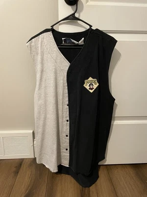 Vintage 90s Pittsburgh Pirates MLB Starter Button Up Jersey Men's Size Large - Image 1 of 3