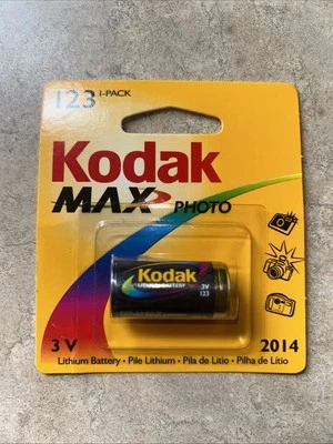 Nuevas baterías de litio Kodak Max Photo sin abrir con fecha 2014 Foto 1 de 2