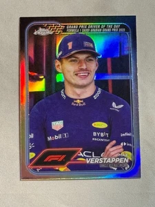 2024 Topps Chrome Formula 1 F1 Refractor Max Verstappen #160 Red Bull - Picture 1 of 2
