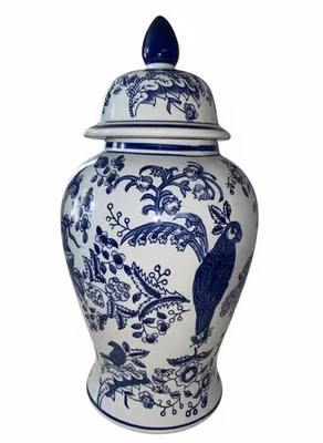 Jarrón chino para decoración elegante y tradicional para almacenamiento y más Foto 1 de 4