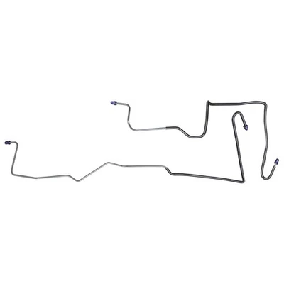 1984-88 Chevrolet Camaro Rear Disc Brake Axle Lines Standard Fittings, Stainless - Image 1 of 4