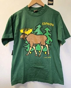 Camiseta De Colección Marc Tetro Moose S/M Artista Canadá - Imagen 1 de 7