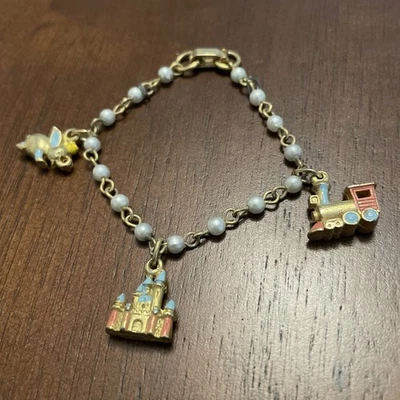 Винтажный Disney браслет с брелоками 1950-х редкая - Изображение 1 из 4