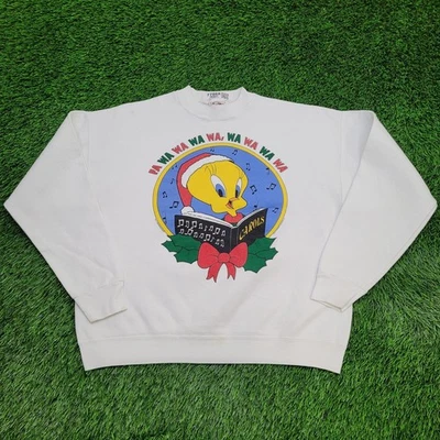 Sudadera vintage 1996 Piolín Mujer XL 23x23 Boxy Navidad Foto 1 de 4