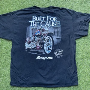 Vintage SNAP-ON Tee Shirt Vintage Steel SZ XL - Picture 1 of 7