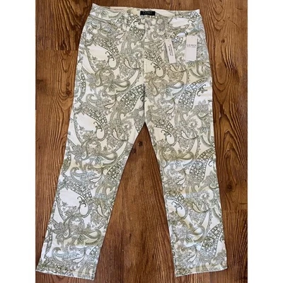 Lauren Ralph Lauren Women's Jeans White Multicolor Size 10 NWT - Image 1 of 4