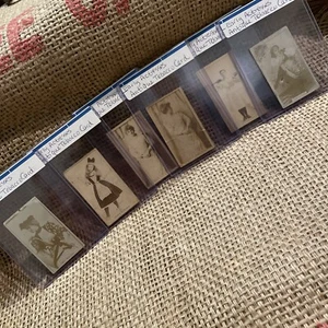 Tobacco Cards Sweet Caporal Actresses Series Lot 6 Different 1890s N245 Antique - Picture 1 of 13