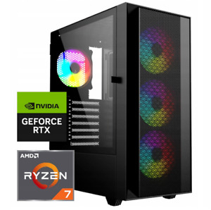 GAMING PC RTX 3070 AMD Ryzen 7 5700X 32 GB RAM SSD WINDOWS