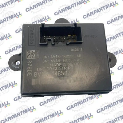2012-2014 Ford Focus Rear Right Door Lock Control Module Unit BV6N-14B532-AH OEM Foto 1 de 4