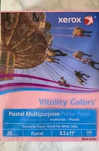 Xerox Vitality Colors Copier Printer Paper, Letter Size, Ivory, 500-Pk - Picture 1 of 1