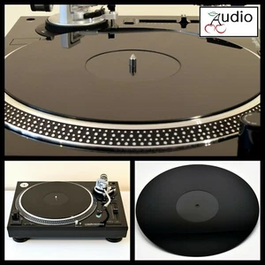 Turntable Platter Mat. Fits TECHNICS SL1200 SL1210 AUDIO TECHNICA LP120 LP1240 - Picture 1 of 8