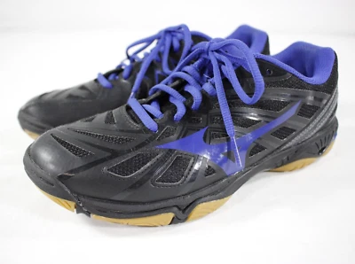 Zapatos para mujer Mizuno 8 Wave Hurricane 3 voleibol atléticos negros azules Foto 1 de 4