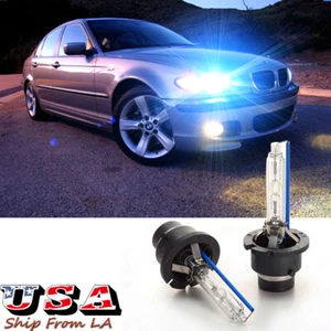 D2S D2R Blue 8000K HID Headlight Bulbs High Low Beam For BMW E46 325i 330i M3 - Picture 1 of 11