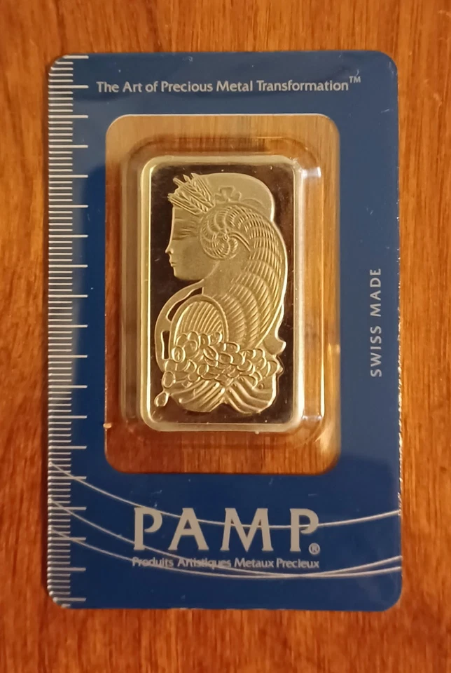 Pamp Suisse Lady Fortuna 1 oz platino fino 999,5 - sellado en ensayo Foto 1 de 2