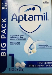 3 Pack - Aptamil 1 First Infant Milk Formula 1.2KG 0-6 Months - Picture 1 of 1