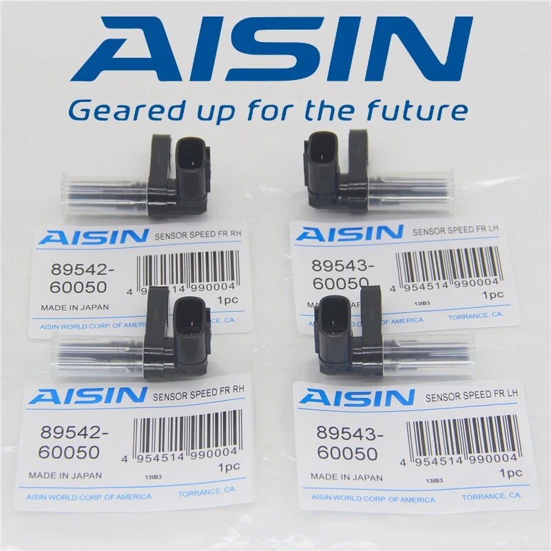 Juego de 4 sensores de velocidad de rueda ABS delanteros traseros derecha e izquierda para Toyota 4Runner Tacoma Foto 1 de 4