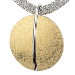 Ernstes Design Pendentif AN949 26 MM Inox Vergoldetmatt Et Gekratzt - Bild 1 von 3