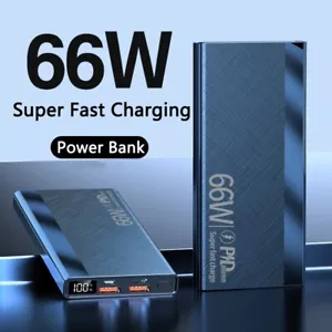 30000mAh Power Bank 66W - Super Fast Charging PD 20W - External Battery Charger - Picture 1 of 7